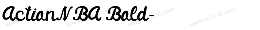 ActionNBA Bold字体转换 ActionNBA Bold字体转换